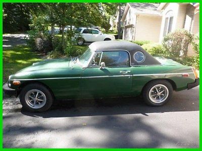 MG : Other ORIGINAL ONLY 56,110 MILES 1977 original only 56 110 miles used manual convertible mg mgb