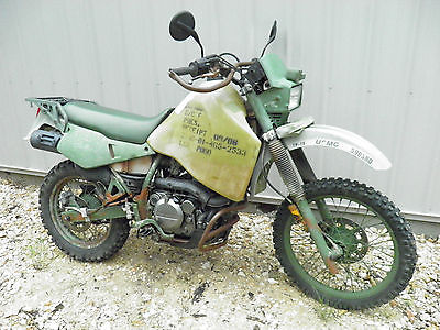 Kawasaki : KLR Iraq War Kawasaki KLR650 Marine Bike