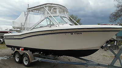 Grady White 225 Tournament Dual Console Boat with twin Yamaha 130HP