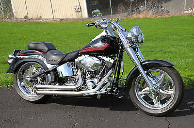 Harley-Davidson : Softail 2007 harley davidson softail fatboy fat boy flstf many extras 3 d chrome wheels