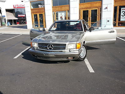 Mercedes-Benz : 500-Series Red Interior 1987 mercedes benz 560 sec coupe local pickup only