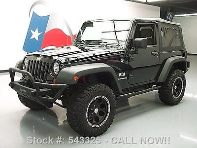Jeep : Wrangler 2008   X CONVERTIBLE 4X4 6-SPEED LIFTED 12K 2008 jeep wrangler x convertible 4 x 4 6 speed lifted 12 k 543325 texas direct