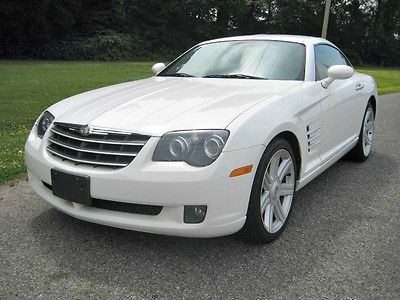 Chrysler : Crossfire Limited 2005 chrysler crossfire limited loaded red leather white