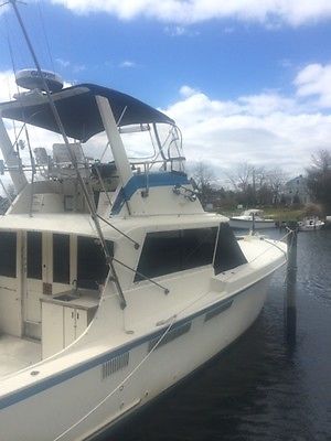 Hatteras convertible 41ft with Cats