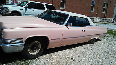 Cadillac : Eldorado coupe 1970 pink cadillac convertable