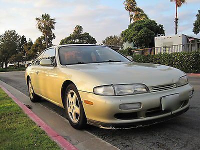 Nissan : 240SX Special Edition 1996 nissan 240 sx se coupe 2 door 2.4 liters salvage for the insurance low mil