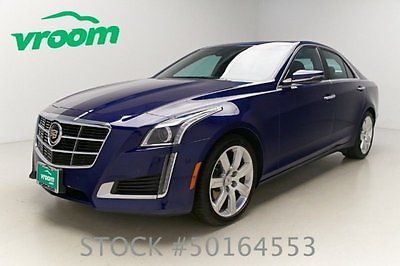 Cadillac : CTS Premium Certified 2014 11K LOW MILES 1 OWNER 2014 cadillac cts sedan awd premium 11 k mile nav sunroof 1 owner cln carfax vroom