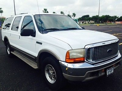 Ford : Excursion 4 doors 2001 ford excursion limited 5.4 gas tv leather heated seats back up sensors
