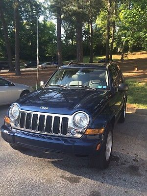 Jeep : Liberty Limited Sport Utility 4-Door 2005 jeep liberty limited leather clean carfax maintenance records