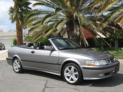 Saab : 9-3 SE Convertible Stunning 2002 Saab 9-3 in sunny Palm Springs! 2 owner CA/WA car, near flawless