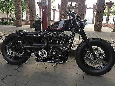 Harley-Davidson : Sportster 2012 harley sportster 48 forty eight custom cafe racer bobber rough crafts
