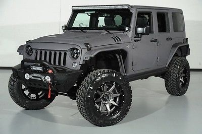 Jeep : Wrangler Kevlar Starwood Custom Automatic Lifted Lifted grille 4X4 Lifted   Leather Automatic Transmission Kevlar Loaded