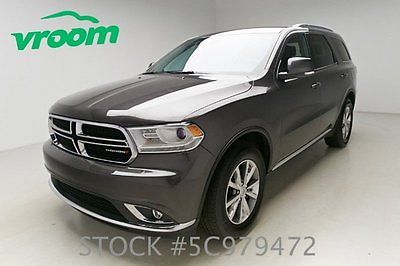 Dodge : Durango Limited Certified 2014 18K LOW MILES 1 OWNER 2014 dodge durango limited 18 k mile htd seat rearcam aux 1 owner cln carfax vroom