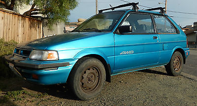 Subaru : Other All there.custom front bumper for saftey Subaru Justy,turquoise,3 cyilender,FI.,5peed,push button 4x4