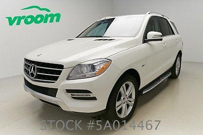 Mercedes-Benz : M-Class ML350 4MATIC Certified 2012 19K LOW MILES 1 OWNER 2012 mercedes benz ml 350 4 matic 19 k miles nav sunroof 1 owner clean carfax vroom