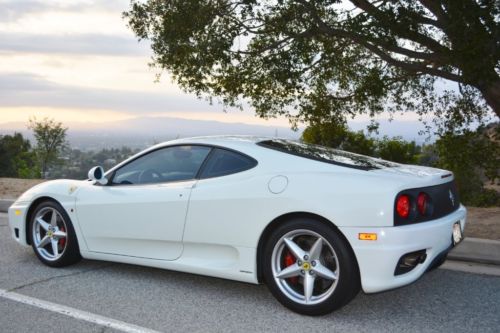 Ferrari : 360 None Ferrari : 360 Modena Coupe White on Bordeaux Leather