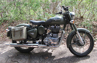 Royal Enfield : Bullet C5 Military 2013 royal enfield bullet c 5 military green