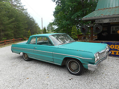 Chevrolet : Bel Air/150/210 led sled low rider project 1964 chevrolet bel air sedan 2 dr post 1 owner project car must see rat rod