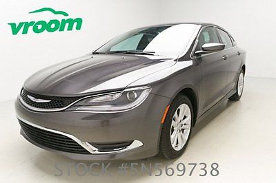 Chrysler : 200 Series Limited Certified 2015 5K LOW MILES 1 OWNER 2015 chrysler 200 limited 5 k miles rearcam keyles start 1 owner cln carfax vroom