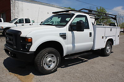 Ford : F-250 XL REG CAB 4X4 8 FT UTILITY BED   9000 GVW CLEAN FLEET LEASE UTILITY BED WITH LADDER RACK ! WELL MAINTAINED READY TO WORK!