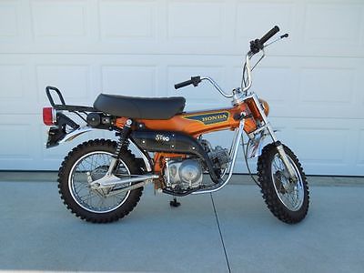 Honda : Other 1975 honda st 90 dual sport enduro mini trail st 90 vintage candy orange nice