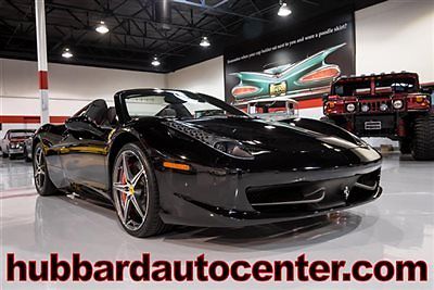 Ferrari : 458 2dr Convertible Only 1600 Miles, Loaded, Perfect 458 Spider, One of the Best on the Market!!!!!
