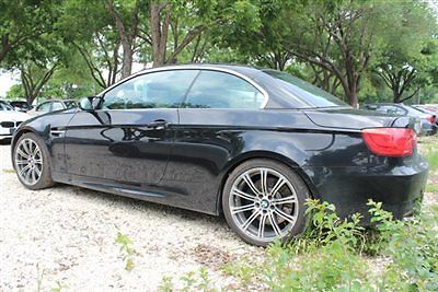 BMW : M3 M Double-clutch Transmission with Drivelogic Low Miles 2 dr Convertible Manual Gasoline 4.0L 8 Cyl BLACK