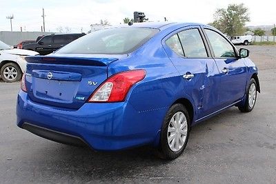 Nissan : Versa SV 2015 nissan versa sv wrecked save damaged rebuilder project repairable fixable
