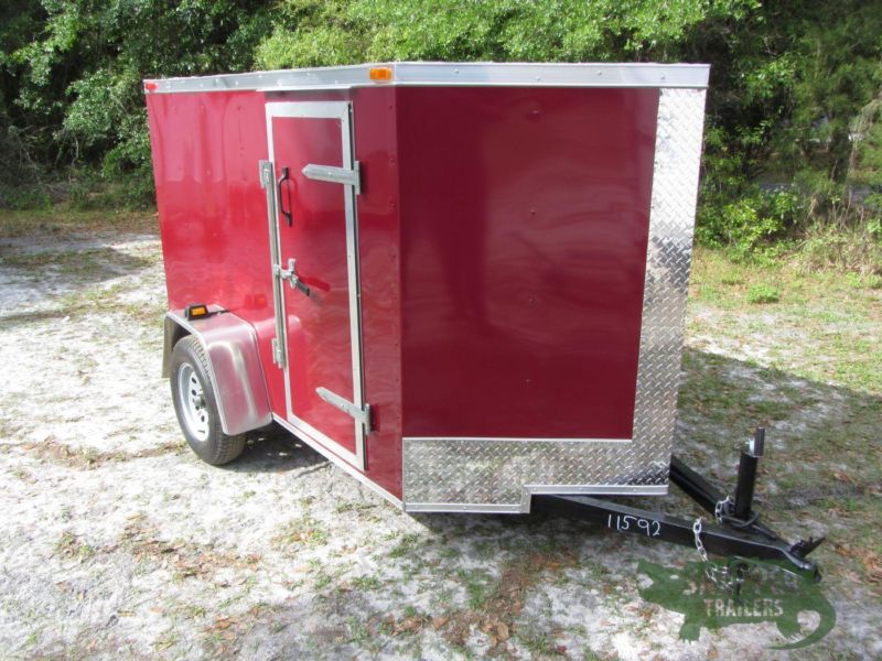 Brandywine Enclosed Cargo Traielr with Rear Ramp for SALE!  5' by8'