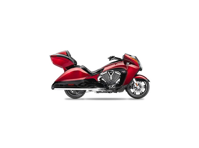 2015 Victory Vision Tour Sunset Red with Black Pinstr