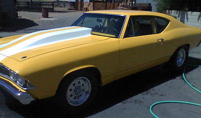 Chevrolet : Chevelle 2 Door Hardtop 1968 chevrolet chevelle yellow cruiser racer 498 ci fresh engine excellent