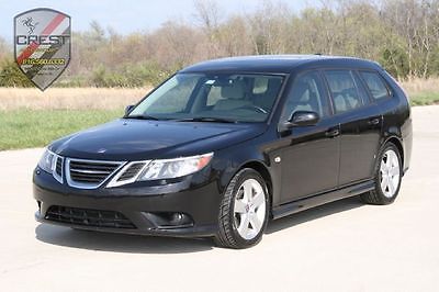 Saab : 9-3 SportCombi 08 9 3 sportcombi 93 wagon bose moonroof cold weather 17 wheels black tan