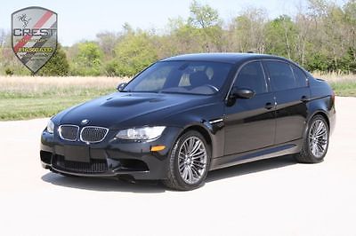 BMW : M3 M3 08 3 series m 3 sedan black black 6 speed manual moonroof navigation loaded