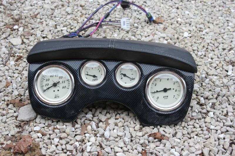 BOAT GAUGE CLUSTERS WITH WIRING HARNESSES