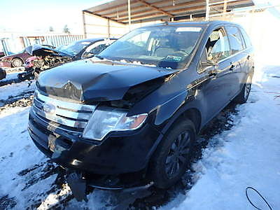 Ford : Edge Limited 2008 ford edge limited sport utility 4 door 3.5 l black salvage title rebuildable