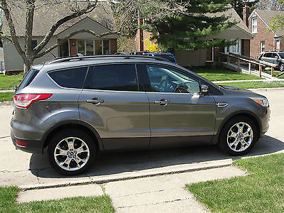 Ford : Escape SEL 2013 ford escape sel sport utility 4 door 1.6 l gray 13 800 low mileage leather