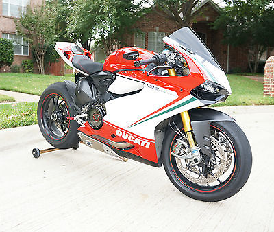Ducati : Superbike 2012 ducati panigale tricolore s w full termi exhaust 3 443 miles like new
