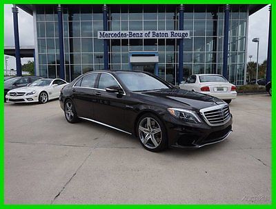 Mercedes-Benz : S-Class Used 2014 S63 AMG 4MATIC Certified Low Miles Used 2014 S63 AMG Certified 4MATICÂ Sedan Ruby Black Porcelain Loaded CPO
