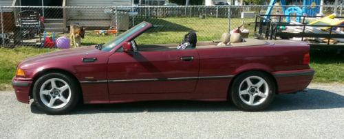 BMW : 3-Series 325i 1994 bmw 325 i base convertible 2 door 2.5 l red red red