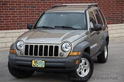 Jeep : Liberty 4dr Sport 4WD 05 liberty sport 2.8 l 4 cyl turbo diesel cdi 4 wd tow package cd player clean