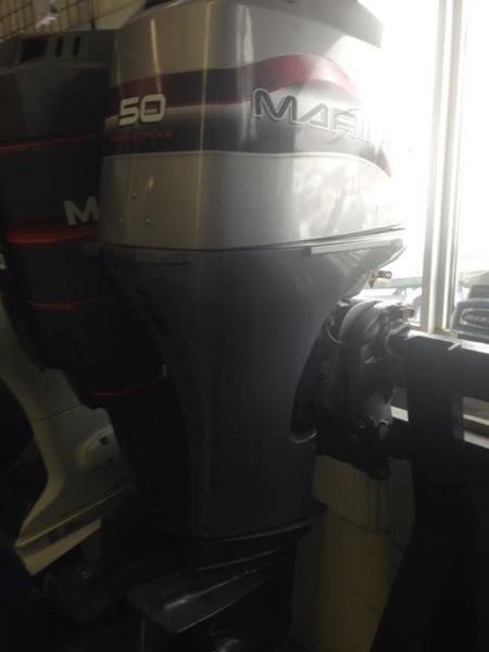 1998 Mariner/Mercury 50 HP 4 stroke dealer serviced.