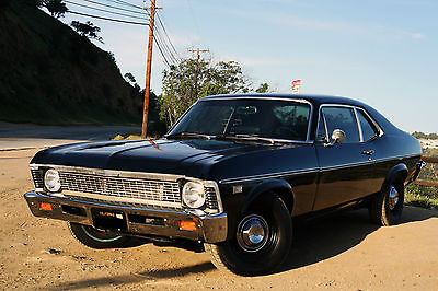 Chevrolet : Nova BBC 1969 chevy nova black 396 375 bbc l 78 copo tribute