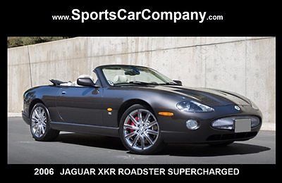 Jaguar : XKR SUPERCHARGED 2006 jaguar xkr roadster supercharged loaded california car beautiful inside and