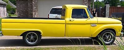 Ford : F-100 Long Wheel Base Yellow Ford F100