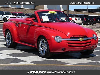 Chevrolet : SSR SSR REAL WHEEL DRIVE  V8 low mileage automatic car fax leather ssr cover alloys pickup convertible