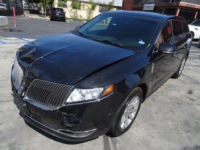 Lincoln : MKT AWD w/Livery Pkg 2013 lincoln mkt awd w livery pkg damaged project repairable salvage save fixer
