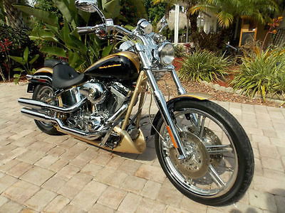 Harley-Davidson : Softail 2003 harley fxstdse soft tail deuce barn find 987 miles like new fxstdi