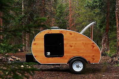 L'escargot - Teardrop trailer - Adorable handmade  retro lightweight camper.