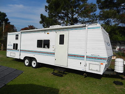 2000 M29Y MALLARD by FLEETWOOD TRAVEL TRAILER CAMPER,READY TO CAMP, NO PROBLEMS