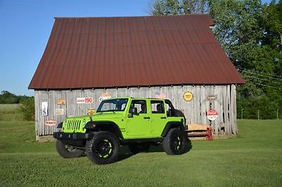 2013 Jeep Wrangler Green Cars for sale